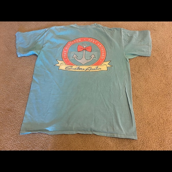 Comfort Colors Tops - Southern anchor T-shirt size large